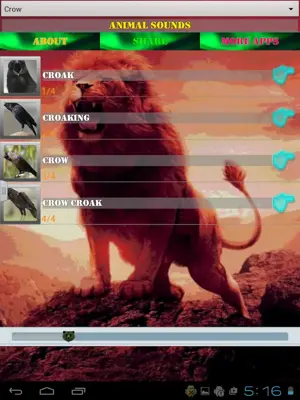 Animal Sounds android App screenshot 0