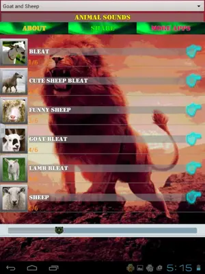 Animal Sounds android App screenshot 1